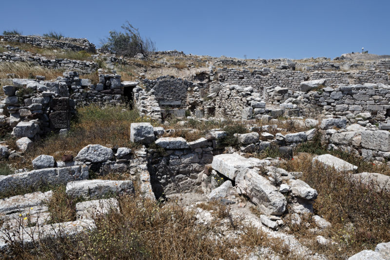 Thera (Santorini) - Ancient Thera - roman baths