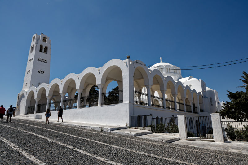 Thera (Santorini) - Fira, Imerovigli - Cathedral Church of Candlemas of the Lord