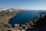 Thera (Santorini) - Fira, Imerovigli - Fira from Skaros