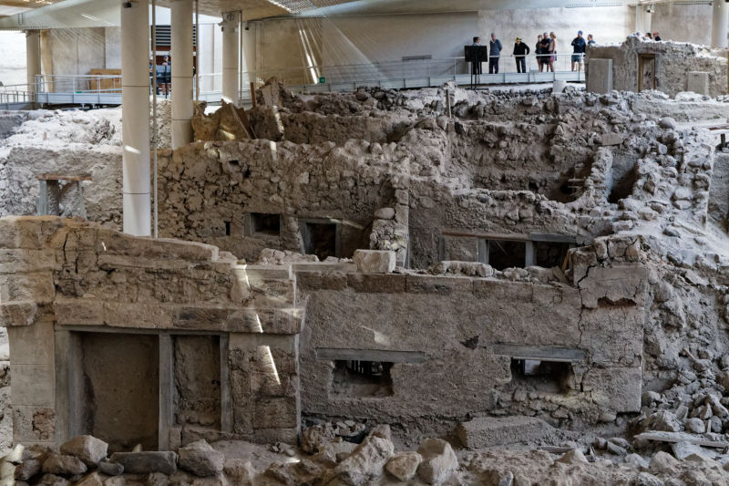 Thera (Santorini) - Akrotiri - ancient Akrotiri