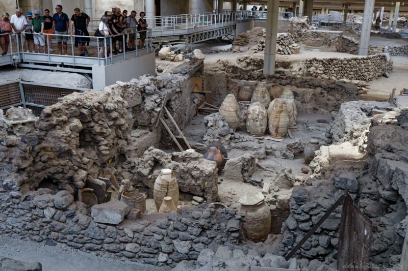 Thera (Santorini) - Akrotiri - ancient Akrotiri