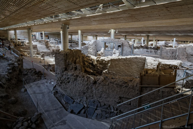 Thera (Santorini) - Akrotiri - ancient Akrotiri