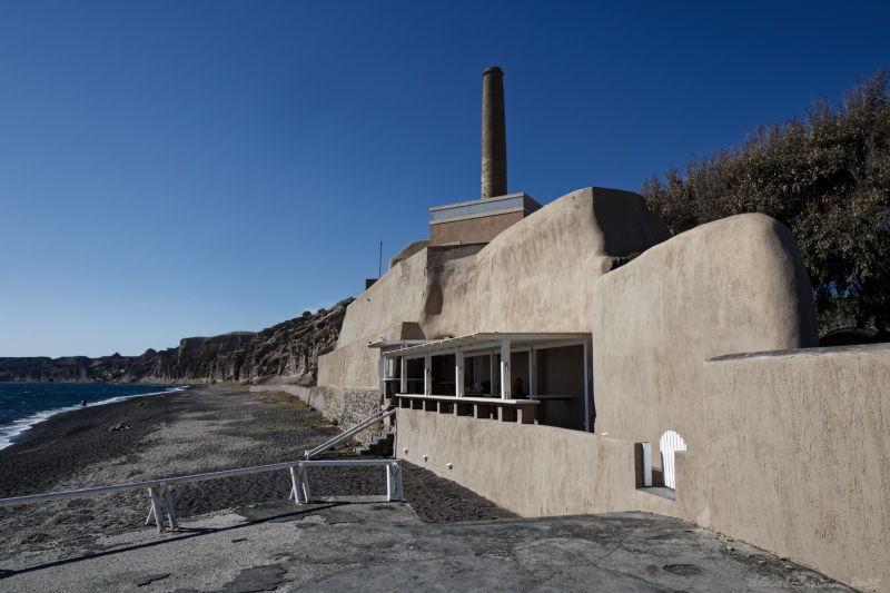 Thera (Santorini) - Vlychada - Tomato factory - industrial museum
