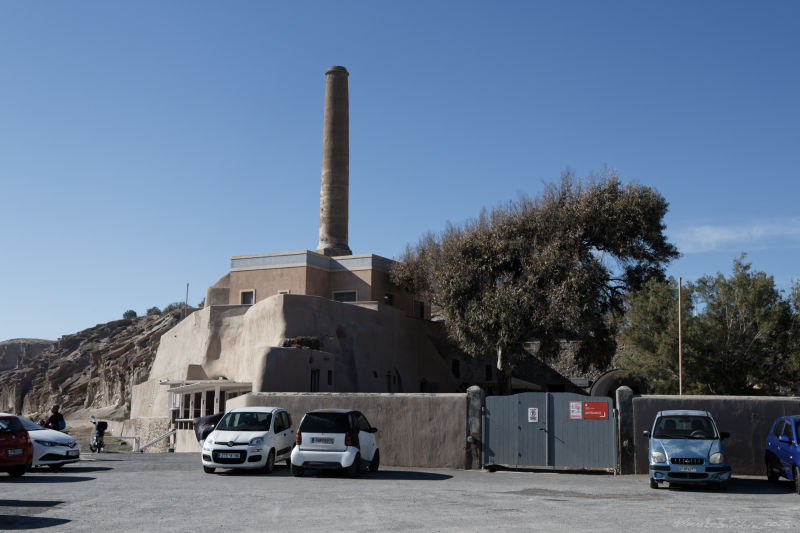 Thera (Santorini) - Vlychada - Tomato factory - industrial museum