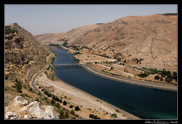 Turkey - Kahta district - Atatrk Barajı (dam) on the Euphrates river