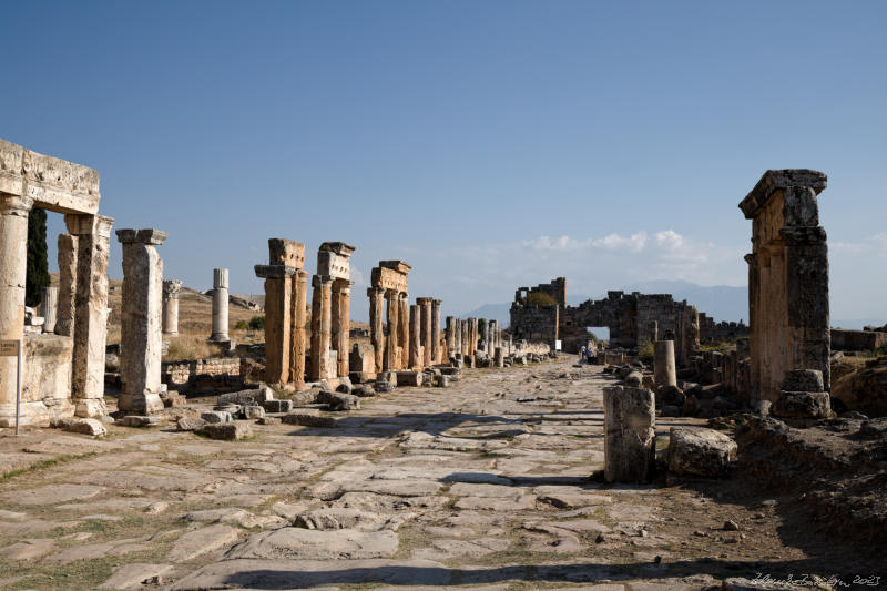 Pamukkale - Hierapolis - Frontinus Street