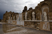 Side -  	Gymnasium complex - South Stoa