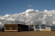 Side - some structures on the beach