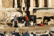 Side - Monumental Fountain reconstruction works