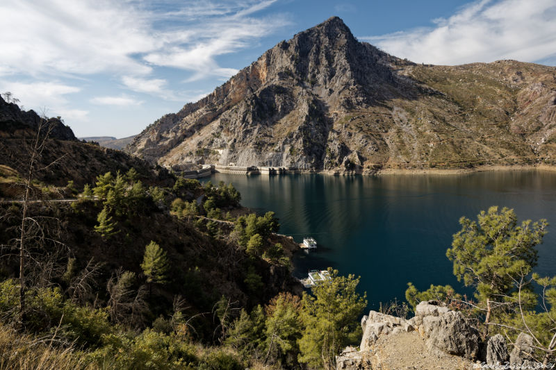 Manavgat dam, Lyrbe - Manavgat dam - Green lake