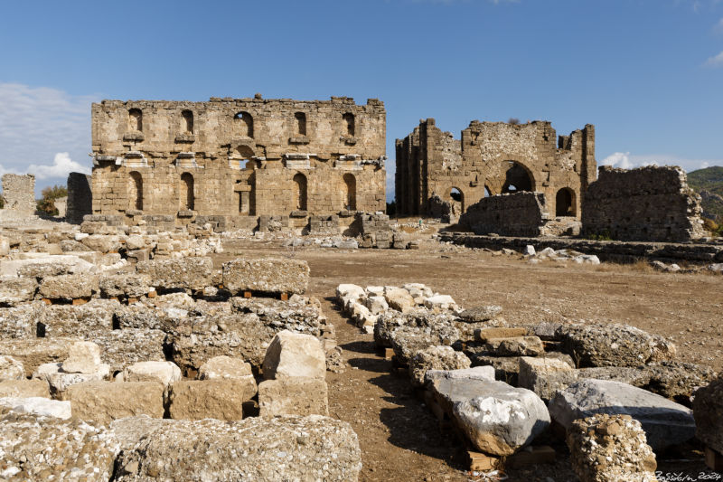 Aspendos - Nymphaeum, Basilica