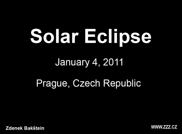 Solar Eclipse Jan 4,2011 - Animation